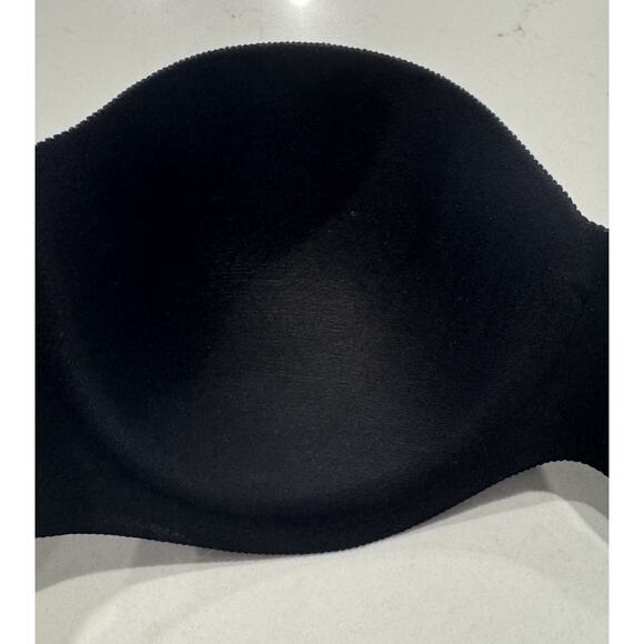 Felina Black Hint of Skin Contour Strapless Bra Womens Underwire Size 34B - Picture 5 of 8